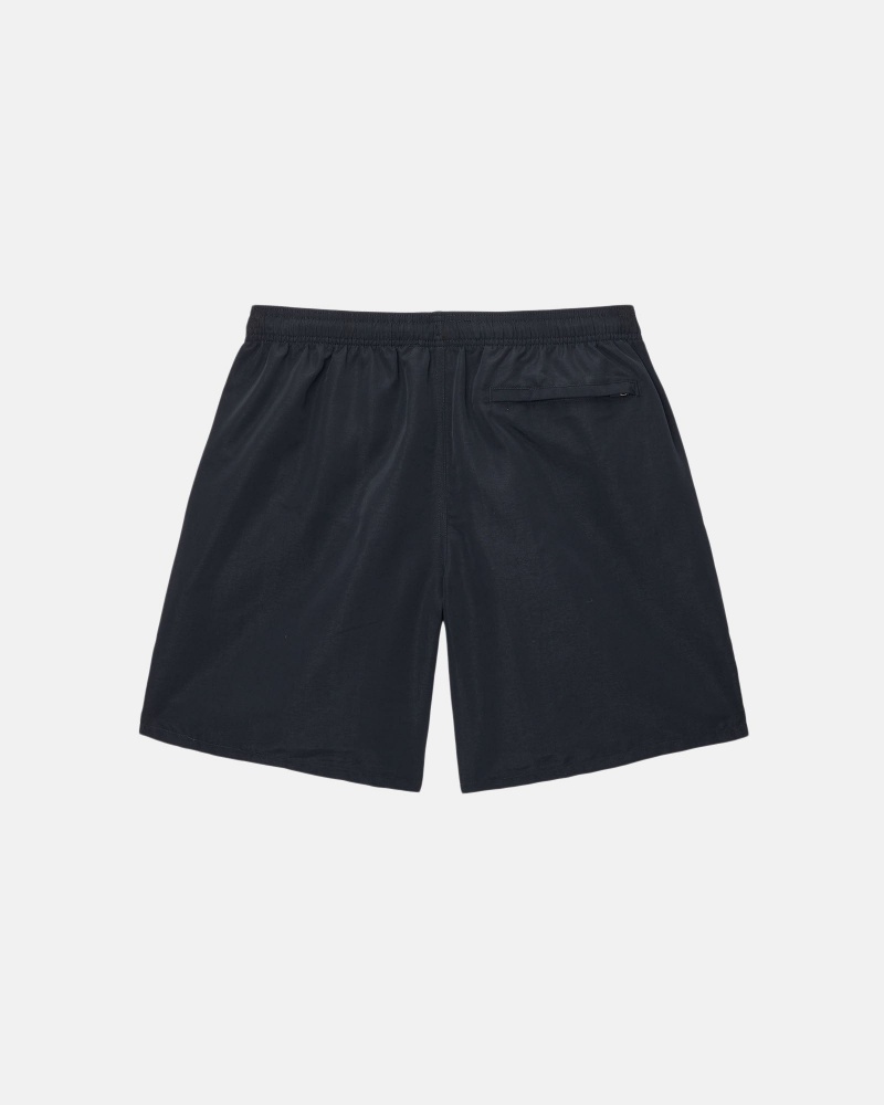 Stüssy Water Short Big Basic Swim Bottom Black | WLS-410367