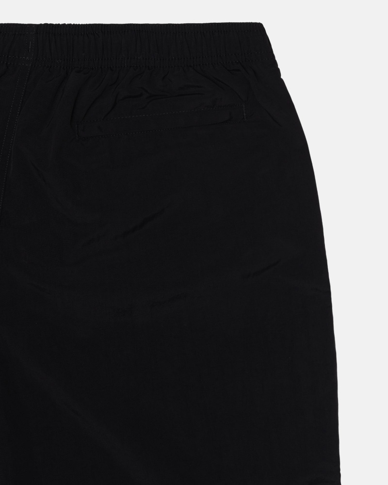 Stüssy Water Short Big Basic Swim Bottom Black | WLS-410367