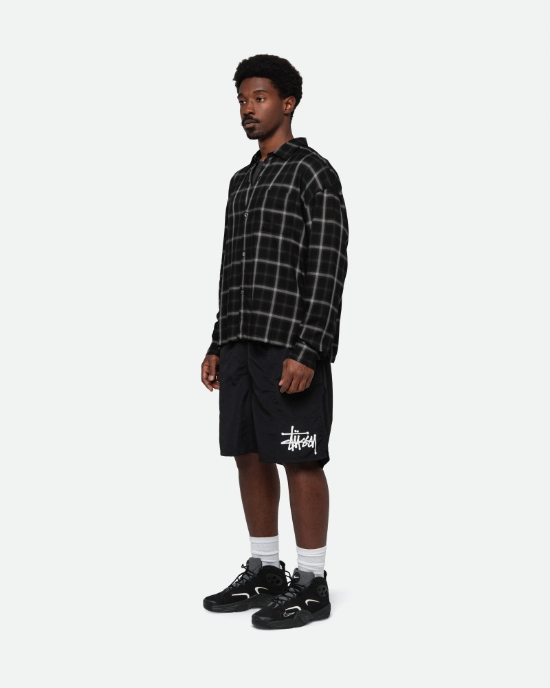 Stüssy Water Short Big Basic Swim Bottom Black | WLS-410367