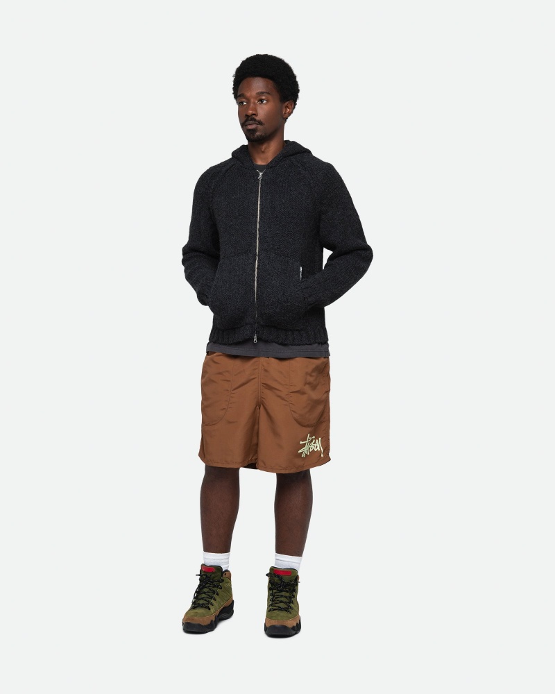 Stüssy Water Short Big Basic Swim Bottom Coffee/Pistachio | MBK-064591