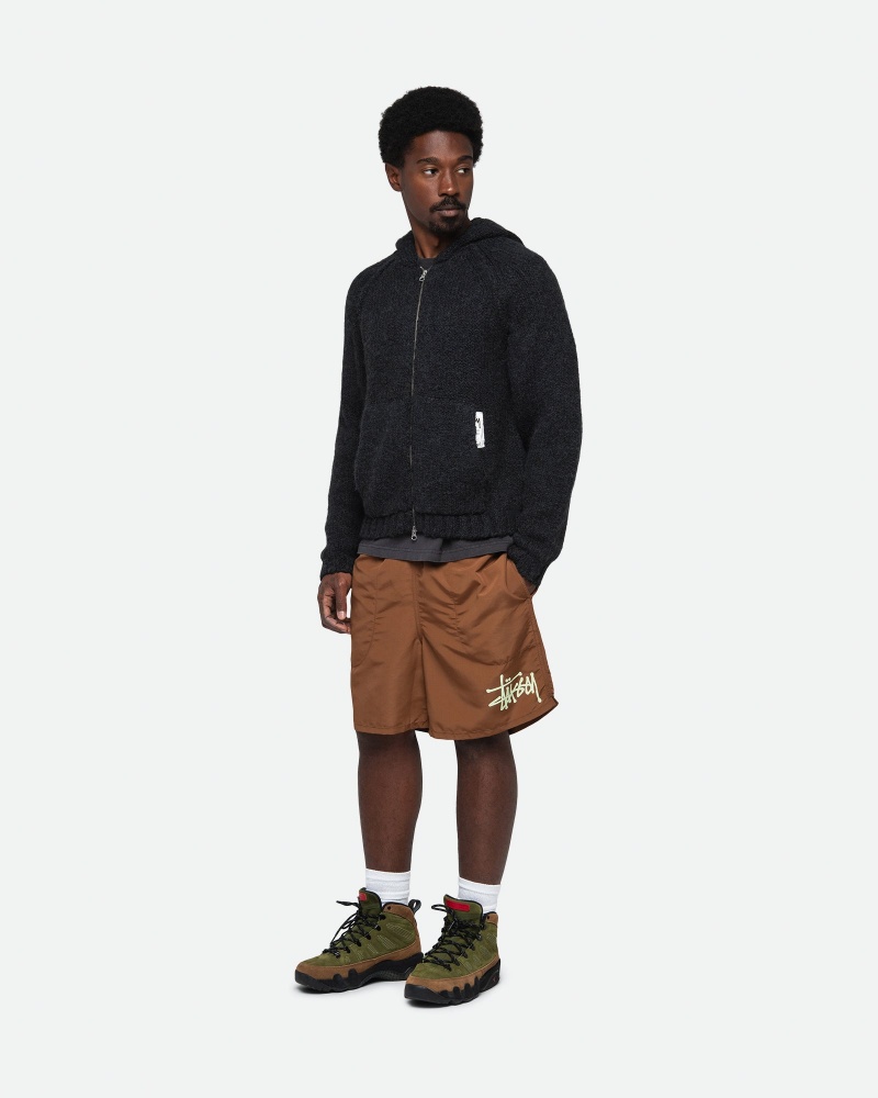 Stüssy Water Short Big Basic Swim Bottom Coffee/Pistachio | MBK-064591