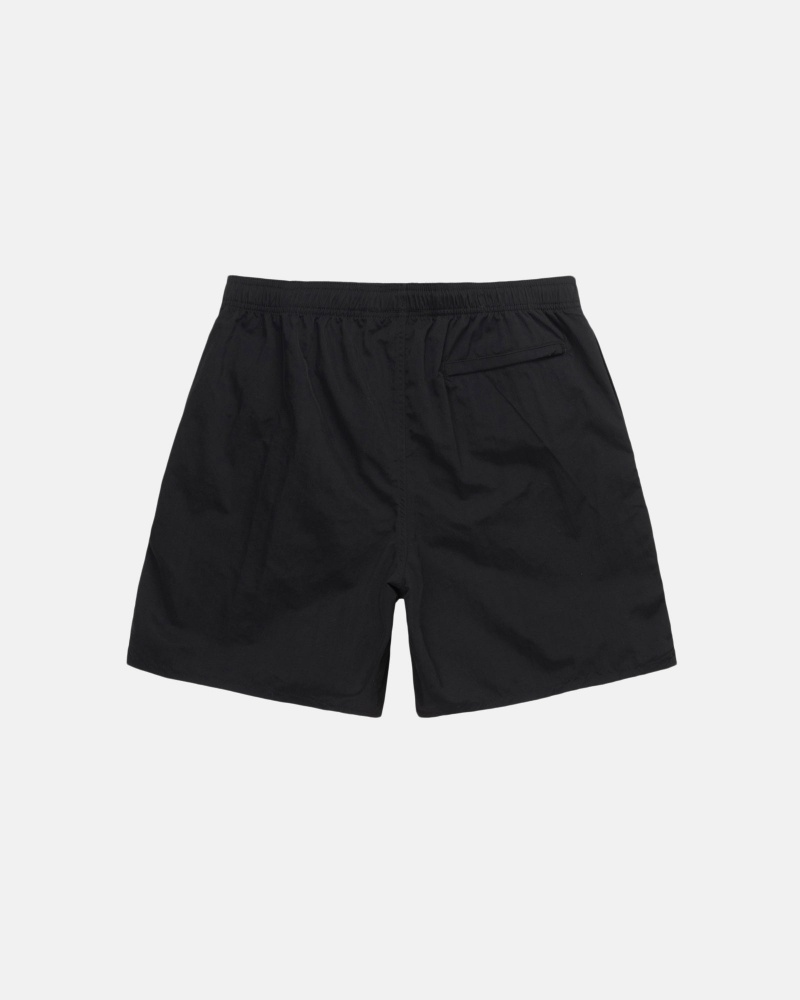 Stüssy Water Short Stock Swim Bottom Black | YDR-396207