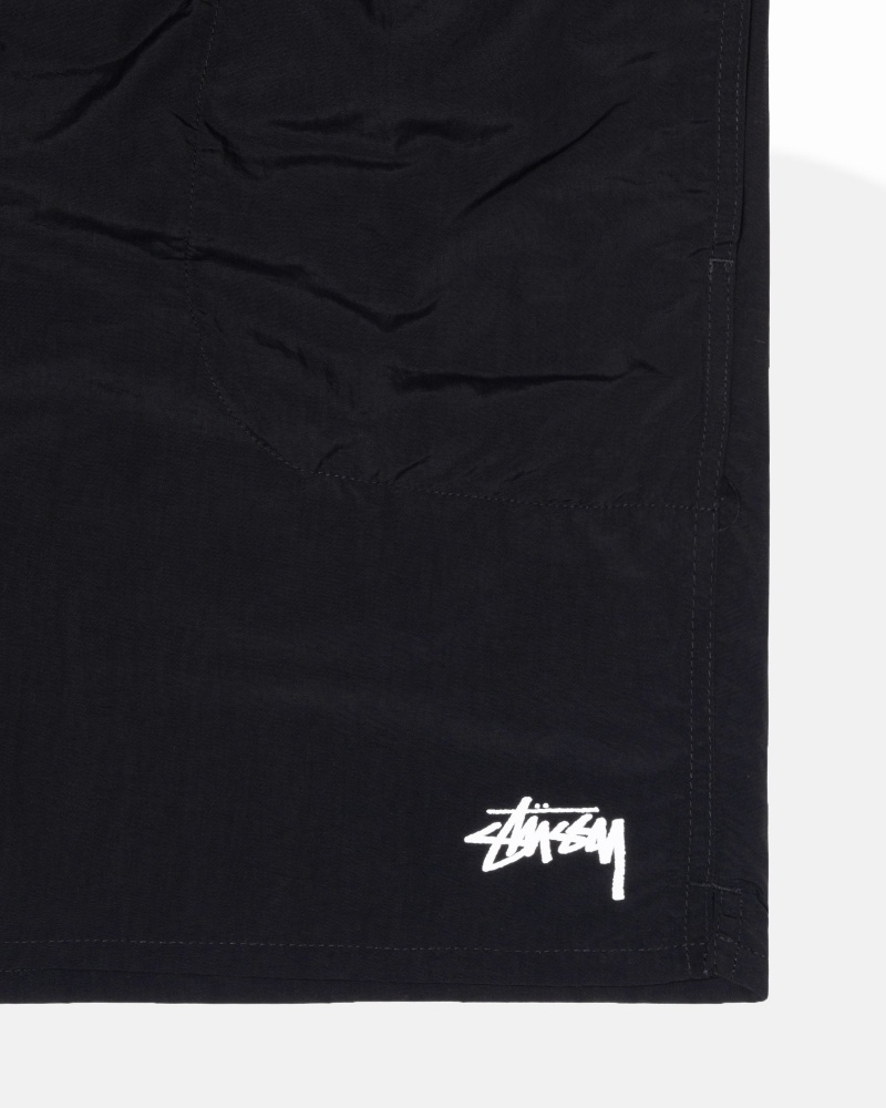 Stüssy Water Short Stock Swim Bottom Black | YDR-396207