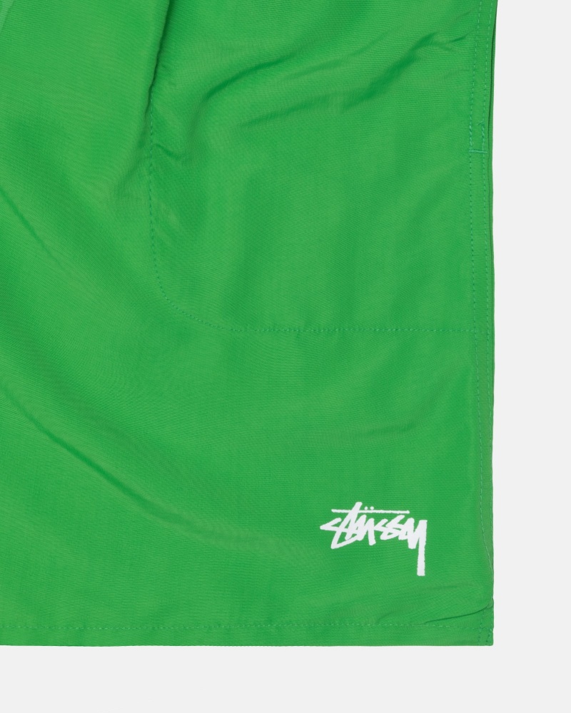 Stüssy Water Short Stock Swim Bottom Classic Green | FAK-729436