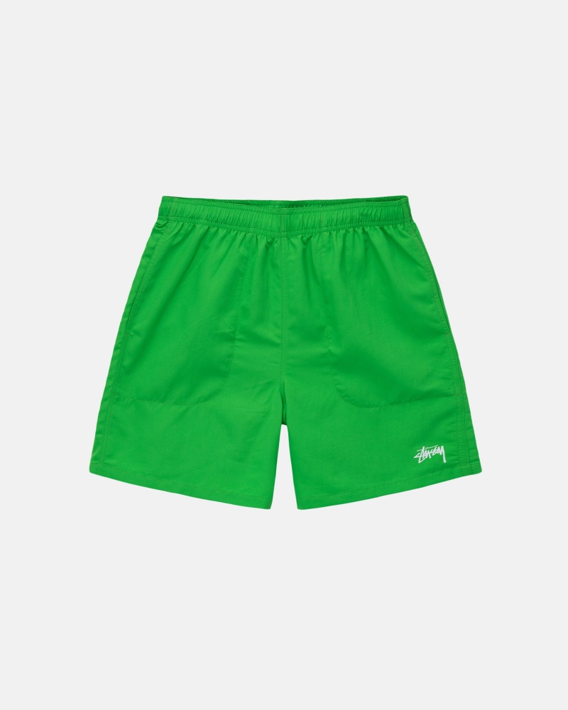 Stüssy Water Short Stock Swim Bottom Classic Green | FAK-729436