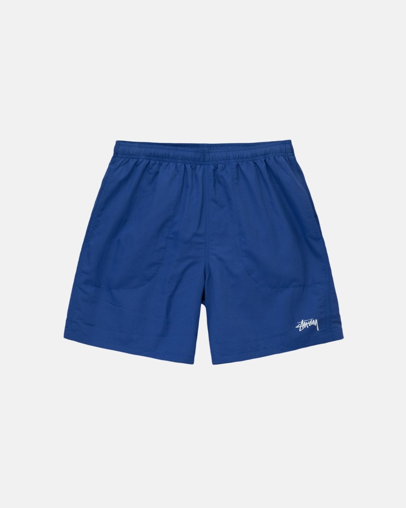 Stüssy Water Short Stock Swim Bottom Cobalt | KVM-492867