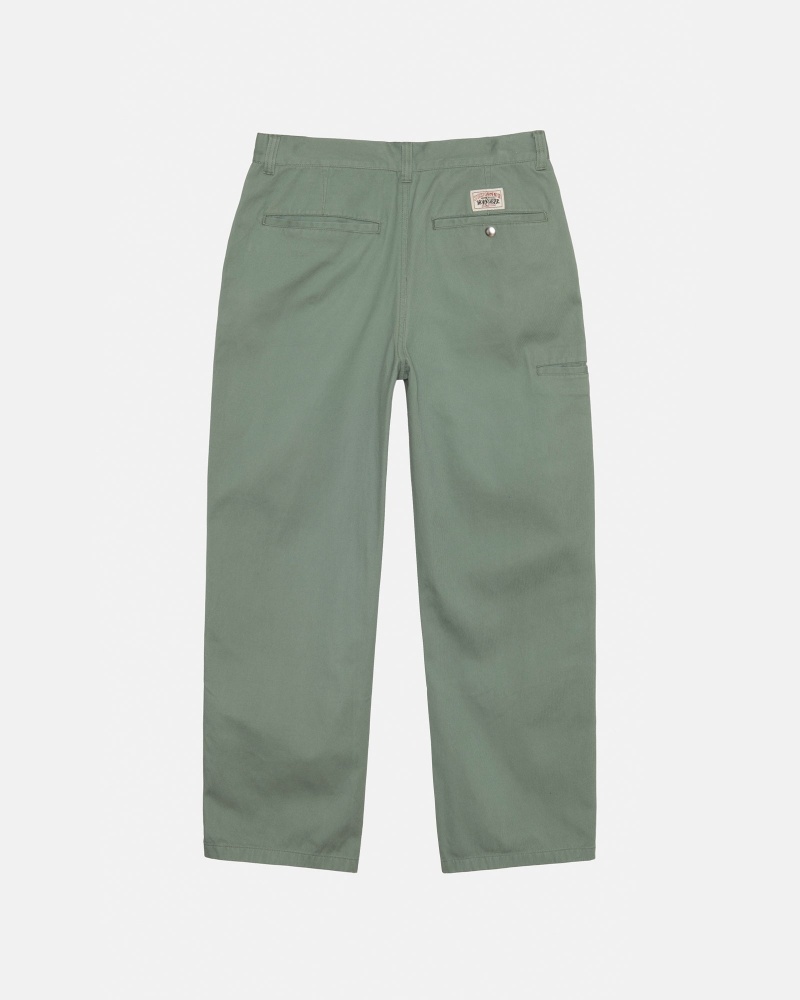 Stüssy Workgear Trouser Twill Pants Fatigue | CTM-904672