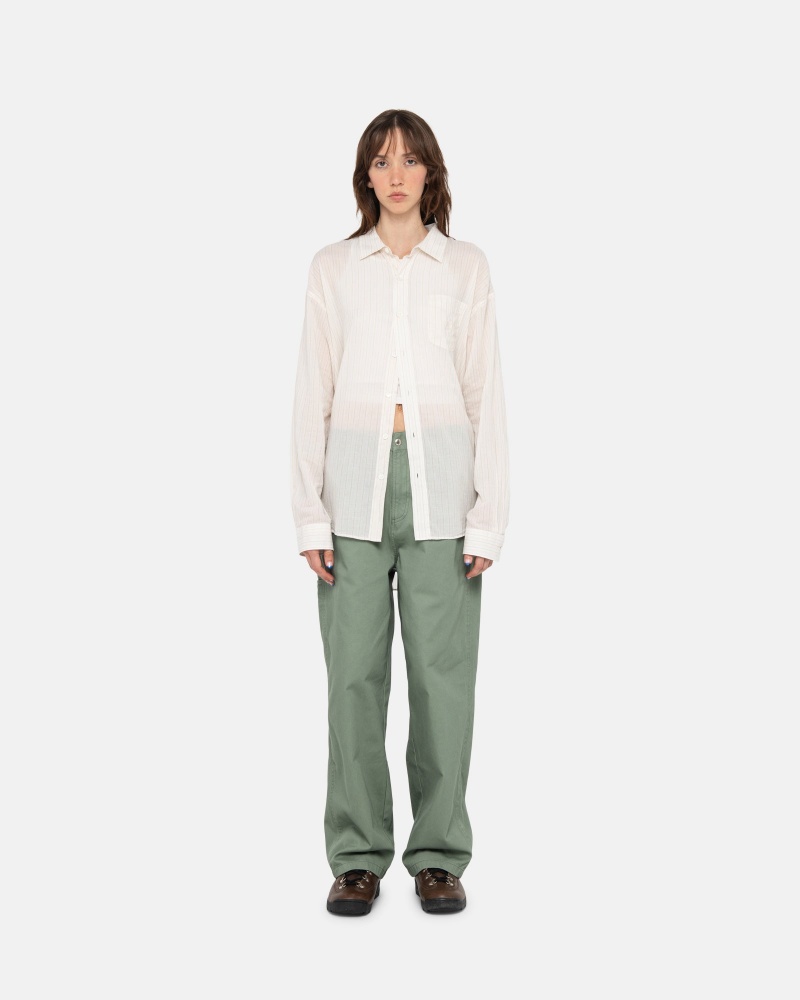 Stüssy Workgear Trouser Twill Pants Fatigue | CTM-904672