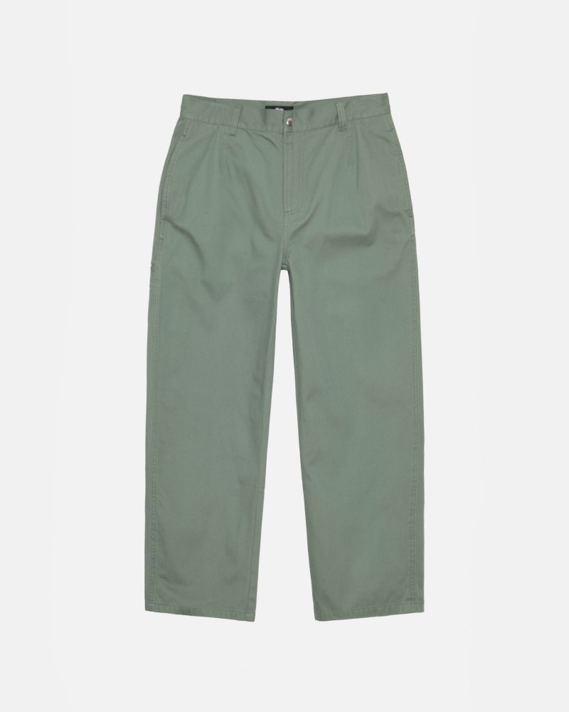 Stüssy Workgear Trouser Twill Pants Fatigue | CTM-904672