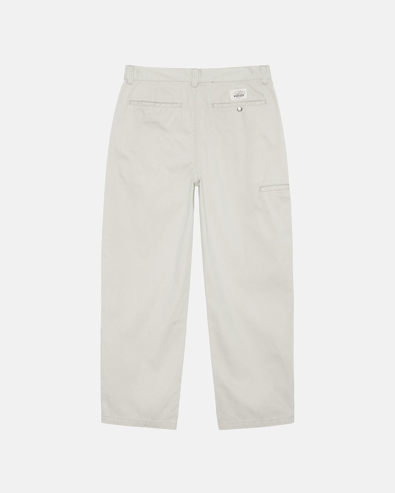 Stüssy Workgear Trouser Twill Pants Putty | XCN-765329